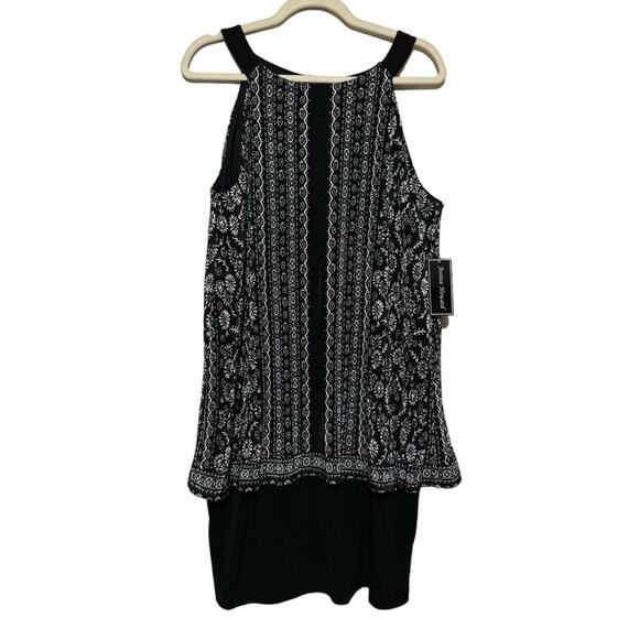 Jessica Howard NWT‎ Black White Sleeveless Classic Dress Women’s Size 14 - Picture 1 of 7